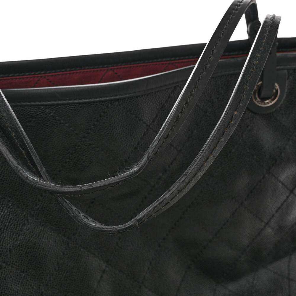 Chanel Grained Calfskin Large Shopping #259310C19B - Picture 11 of 13